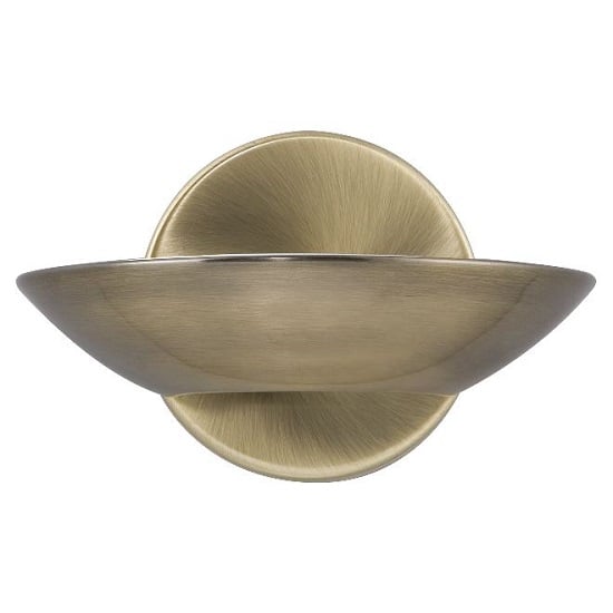 Classic Led Uplight Wall Bracket In Antique Brass