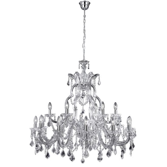 Product photograph of Marie Therese 18 Lamp Crystal Chandelier Ceiling Light from Furniture in Fashion