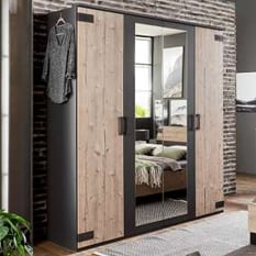 4 Doors Wardrobe UK