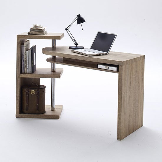 Sydney Rotating Office Desk in Oak Furniture in Fashion
