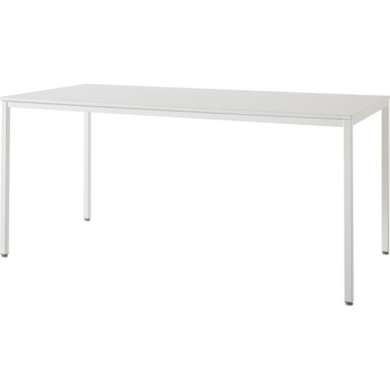 Montreal Computer Desk Rectangular In White Furniture in Fashion