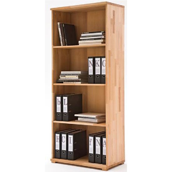 Cento Solid Core Beech Shelving Unit With 4 Shelf 22155