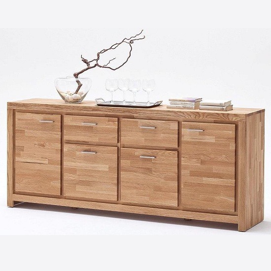 Read more about Santos sideboard in solid knotty oak with 4 door and 2 drawers