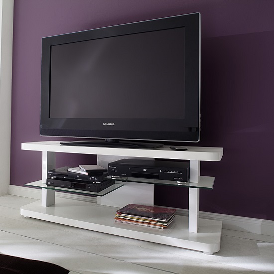 59078%20CULT%20Milieu - White TV Stand With Glass Doors: Base Materials To Choose From