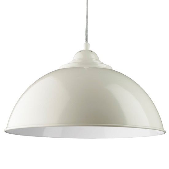 Read more about Fusion sanford cream white inner dome shape pendant lamp