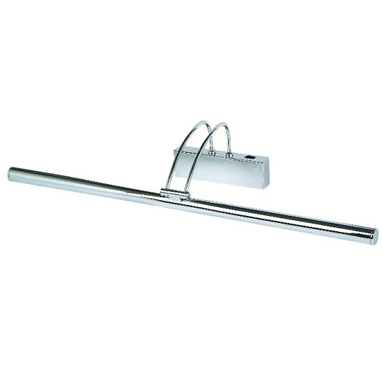 Chrome Picture Light With Adjustable Head