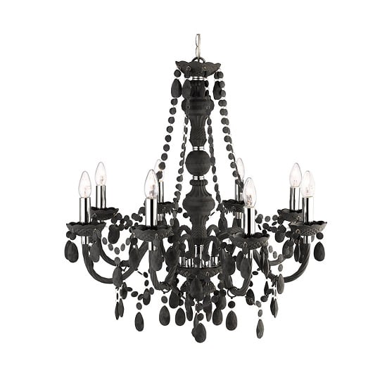 Read more about Marie therese 8 lamp grey chandelier ceiling light