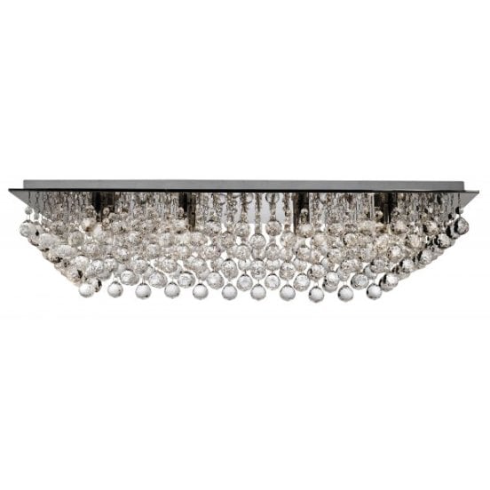 Read more about Hanna 8 lamp chrome finish semi flush ceiling light