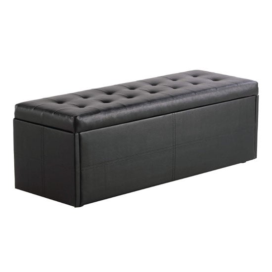 AMALFIOTT LPD.BLK - 10 Amazing Leather Storage Platform Beds That Beautify A Home