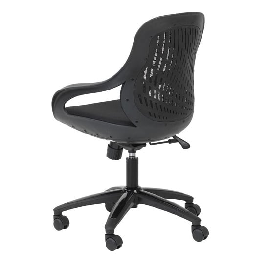 Croft Home And Office Chair In Black With Padded Seat_3