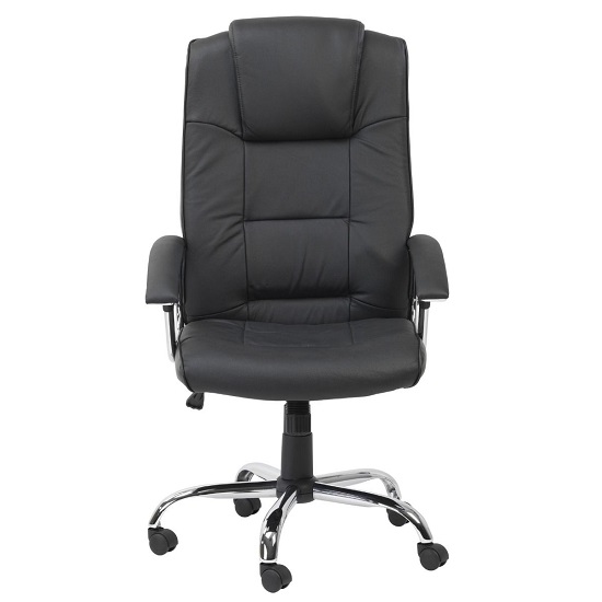 Product photograph of Hoaxing Office Executive Chair In Black Finish from Furniture in Fashion