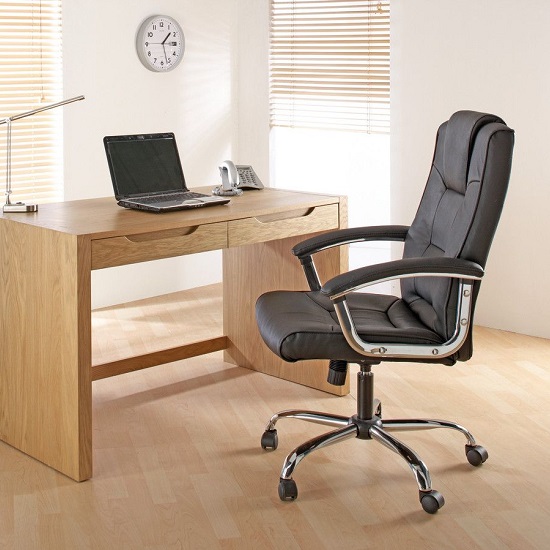 Hoaxing Office Executive Chair In Black Finish_5