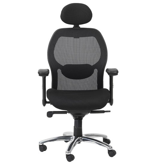 Photo of Premix designer mesh home and office chair in black