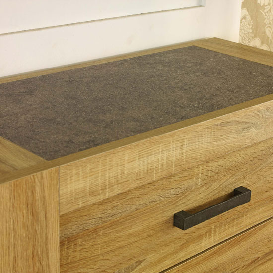 Liana Chest of Drawers In Sonoma Oak With 4 Drawers