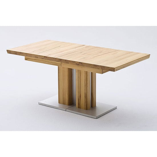 Read more about Bari extending solid oak dining table