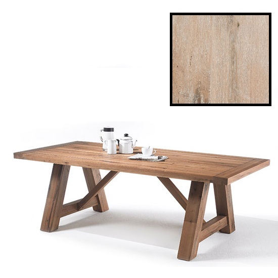 Bristol 180cm Dining Table In Solid White Oak With 4 Legs Furniture