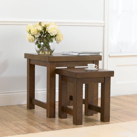Antique Dining Tables Add A Touch of Elegance Barcelona Dark Nest of Tables - Antique Dining Tables Add A Touch of Elegance