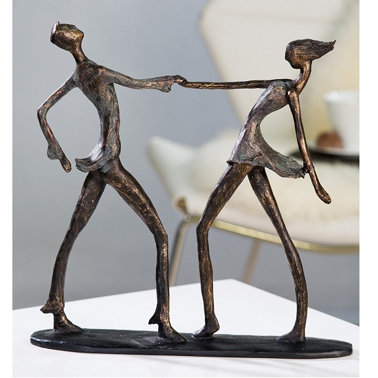 Read more about Jive sculpture in bronce with black base