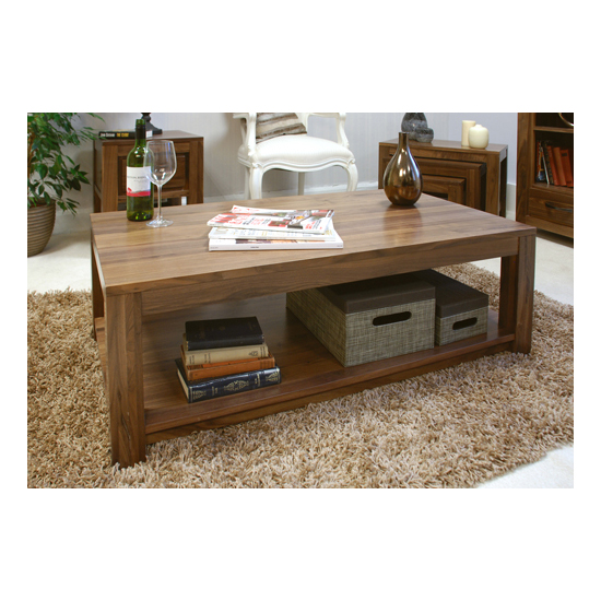 Read more about Sayan walnut open coffee table