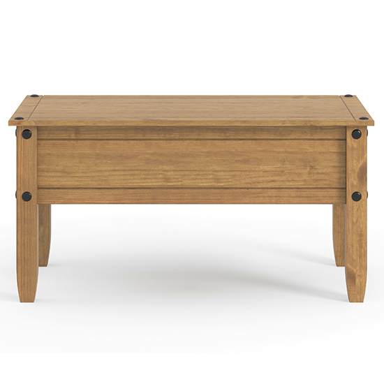 Consett Wooden Coffee Table In Antique Wax Finish Furniture in Fashion