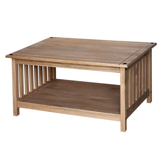 Corina Wooden Occasional Table With Compartment 14889