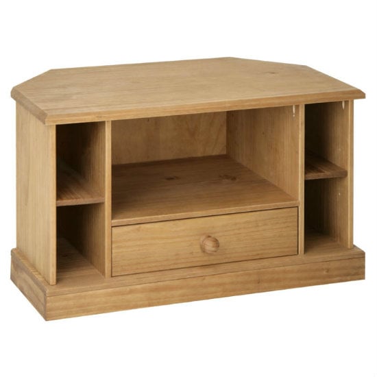 Cotswold Corner TV Cabinet CT910 - How To Choose The Best Quality Corner Oak TV Stands For Flat Screen TVs