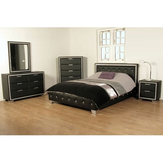 Crystal Black bedroomset - Three Main Items Bedroom Units For Small Room Should Include