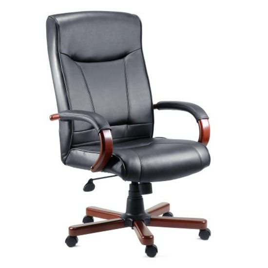 Read more about Kingston mahogany executive leather chair