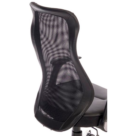 Imogen Curve Home Office Chair In Black With Mesh Back_3