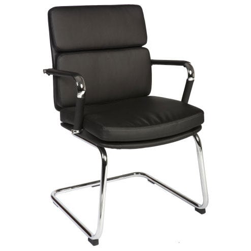 Deco Visitor Retro Eames Style Black Chair