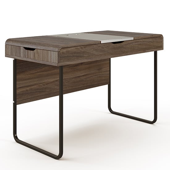 Devizes Wooden Laptop Desk In Walnut