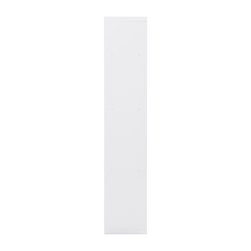 Escala Wide High Gloss Display Shelving Unit In White