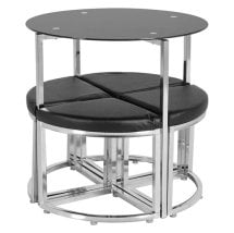 GRAFTON STOWAWAY DINING SET - Best Material For Matching Dining Room Chairs With Dining Table
