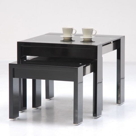 Galaxy black nested tables - Benefits Of Having Nests of Tables In Your Living Room