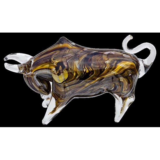 Glass Bull ,GW33 18435 Furniture in Fashion