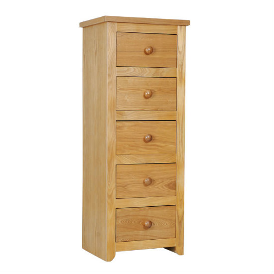 Hamilton 5 Drawer Narrow Chest HM317 13920 Furniture in