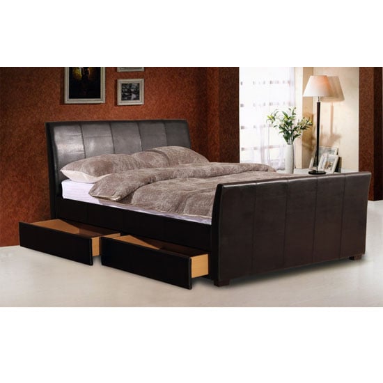 Harrogate PU 4 Drawer Bed - 8 Great Examples Of Furniture With Hidden Compartments Essential For A Small Home