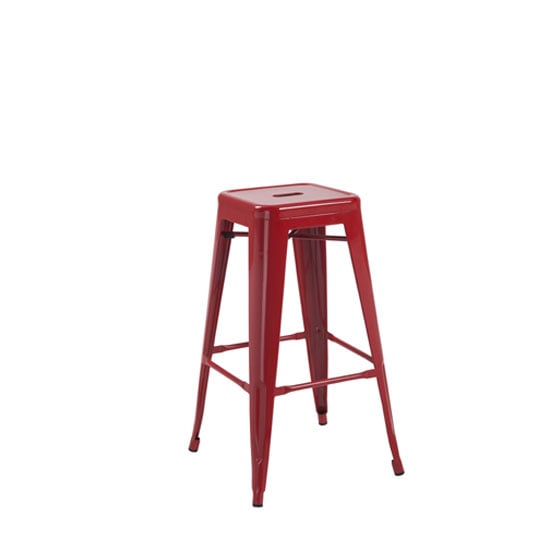 Hoxton Stacking Stool Red - Kitchen Ideas: 10 Breakfast Barstools With Coffee Shop Appeal