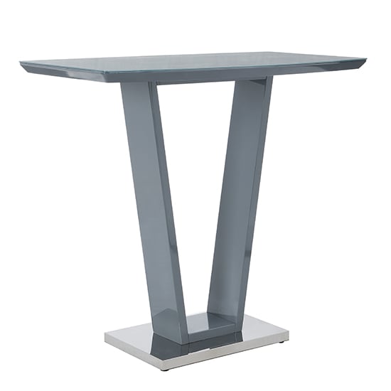 Ilko Rectangular Glass Top High Gloss Bar Table In Grey_3