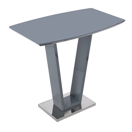 Ilko Rectangular Glass Top High Gloss Bar Table In Grey_4