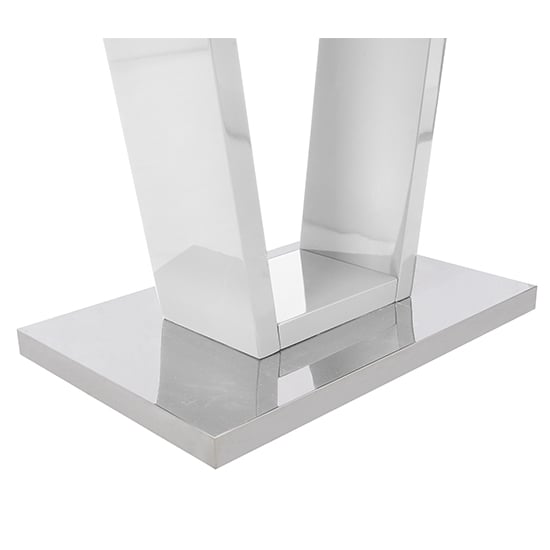 Ilko Rectangular Glass Top High Gloss Bar Table In White_4