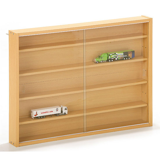 Beech Glass Display Cabinet Beech Glass Display Cabinet