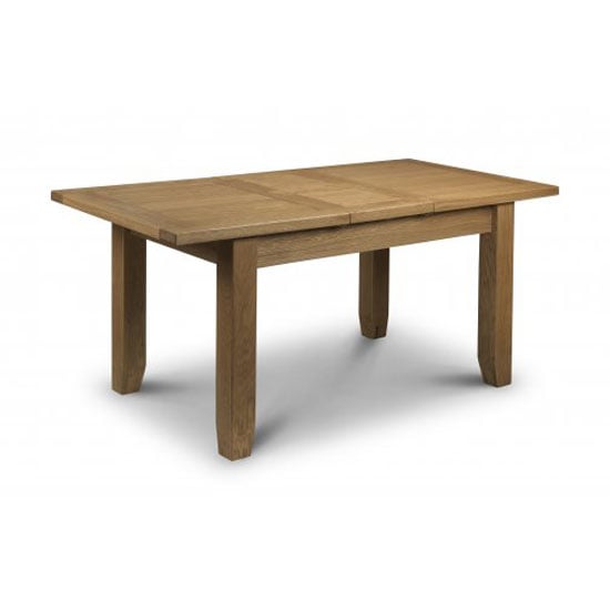 Photo of Runisha extendable dining table rectangular in oak