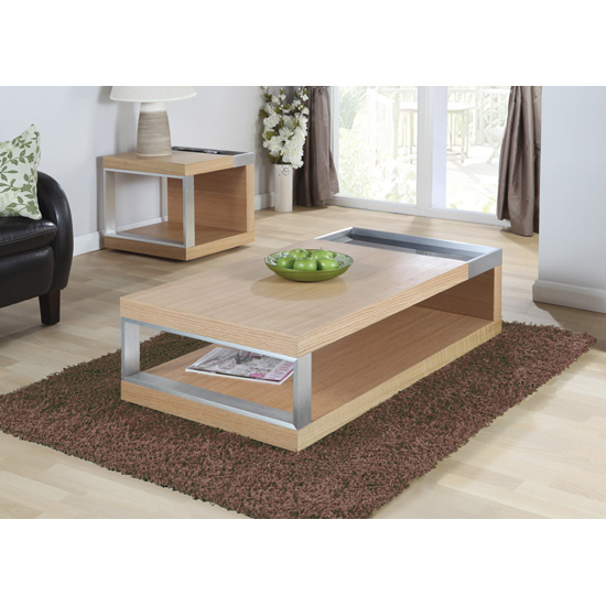 Jual Coffee Table JF606CT - Setting a Comparison between Oak and Mahogany Coffee Tables