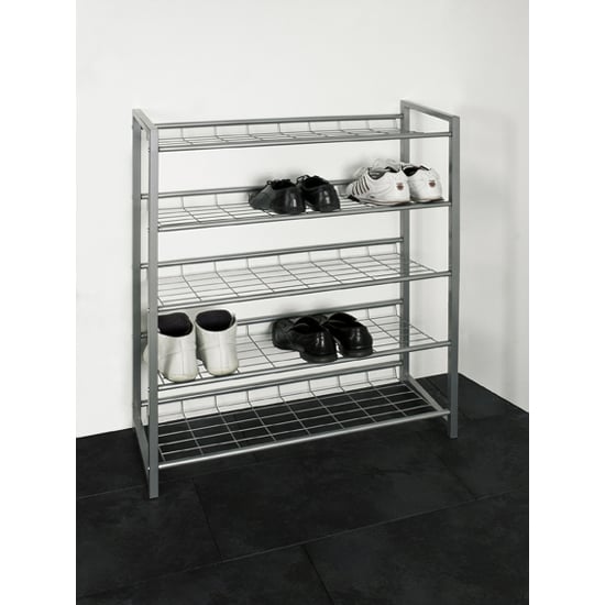 Photo of Jupp 5 tier metal shoe rack