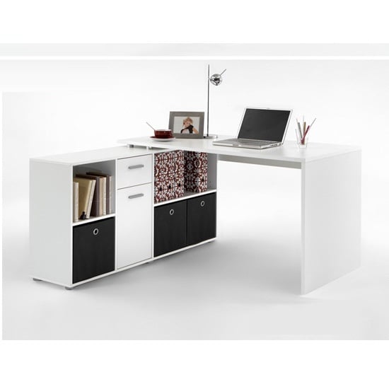 LEX White Corner Computer Desk  - Small Corner Computer Desks And Choosing One For Your Home