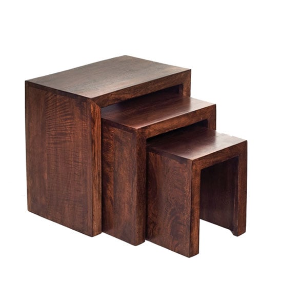 Read more about Mango wood nest of 3 tables