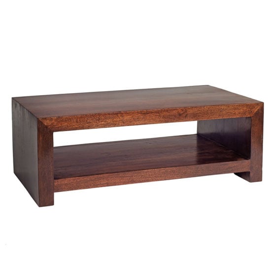 Photo of Mango wood contemporary coffee table and tv stand