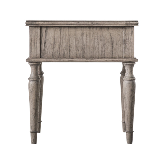 Mestiza Wooden Side Table Rectangular With 1 Drawer In Natural