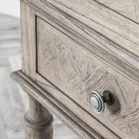 Mestiza Wooden Side Table Rectangular With 1 Drawer In Natural